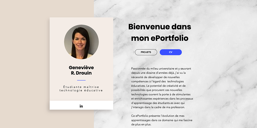 Site web de Geneviève R. Drouin