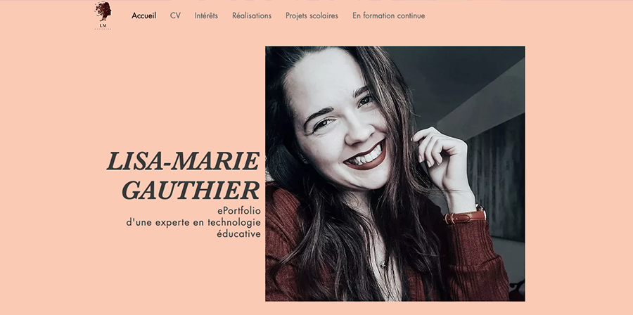 Site web de Lisa-Marie Gauthier